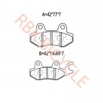 RBK-9104 DİSK BALATA ''KULAKLI'' 1.KALİTE