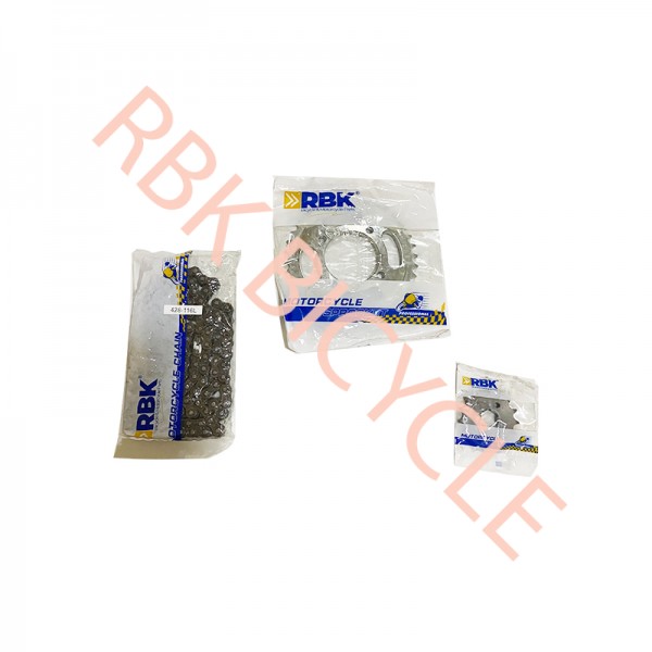 RBK-Z0220 CGL ÖN DİŞLİ+ARKA DİŞLİ+ZİNCİR 116L SET